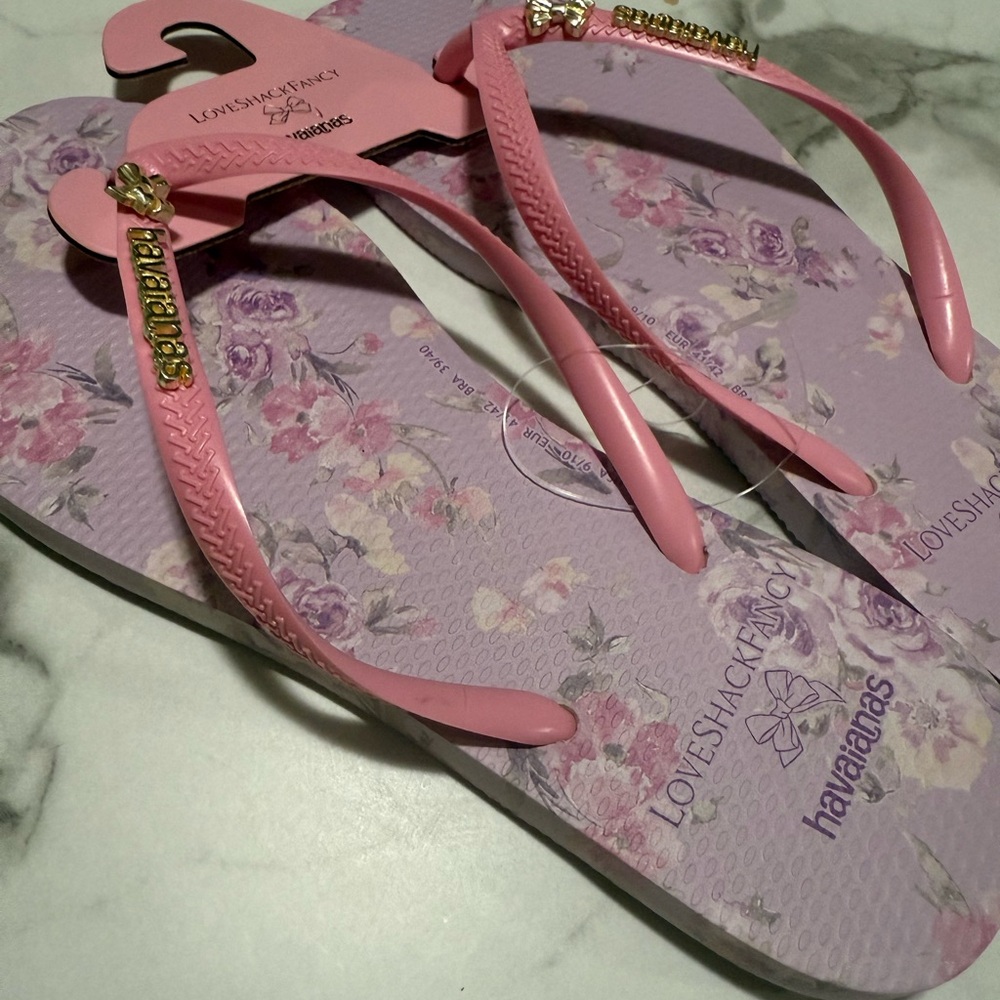 LoveShackFancy x Havaianas Sandals size 9/10 - Picture 5 of 7